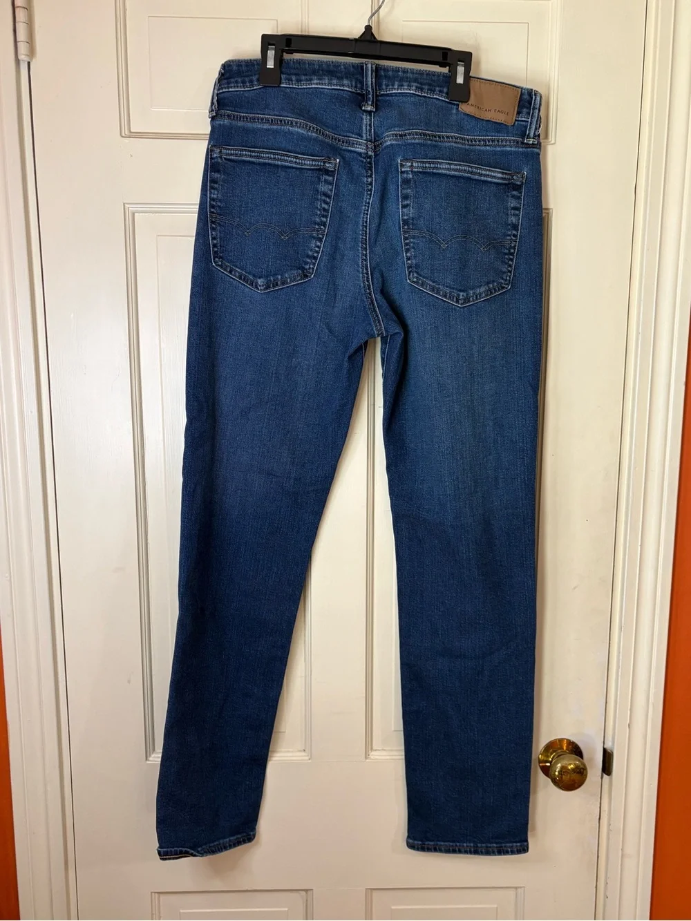 American Eagle Slim Straight Jeans Men's 31x32 Blue Denim Next level Airflex